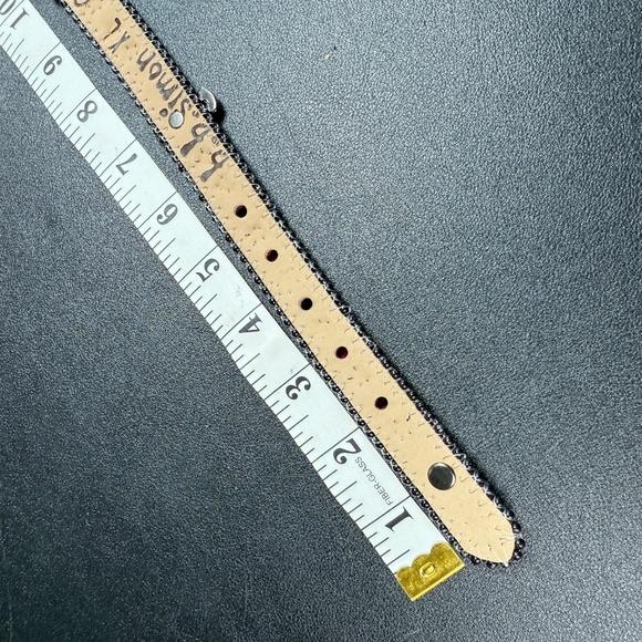 NWOT - Hot Pink and Black b.b. Simon Cross Motif Swarovski Crystal Dog Collar XL - Picture 11 of 12